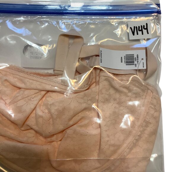Old Navy Lace Full-Coverage Bra Adjustable Women 44DDD Light Pink NWT NEW - Picture 7 of 7